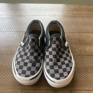 Boys checker vans